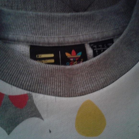 Adidas x Pharrell Williams Trefoil Daisy Print/ Embroidered Crew Size Small - Picture 11 of 16